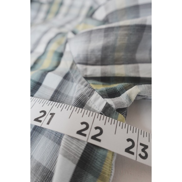 Tommy Bahama Large Shirt Mens Green Plaid Island Modern Fit Long Sleeve Button‎ - Picture 4 of 6